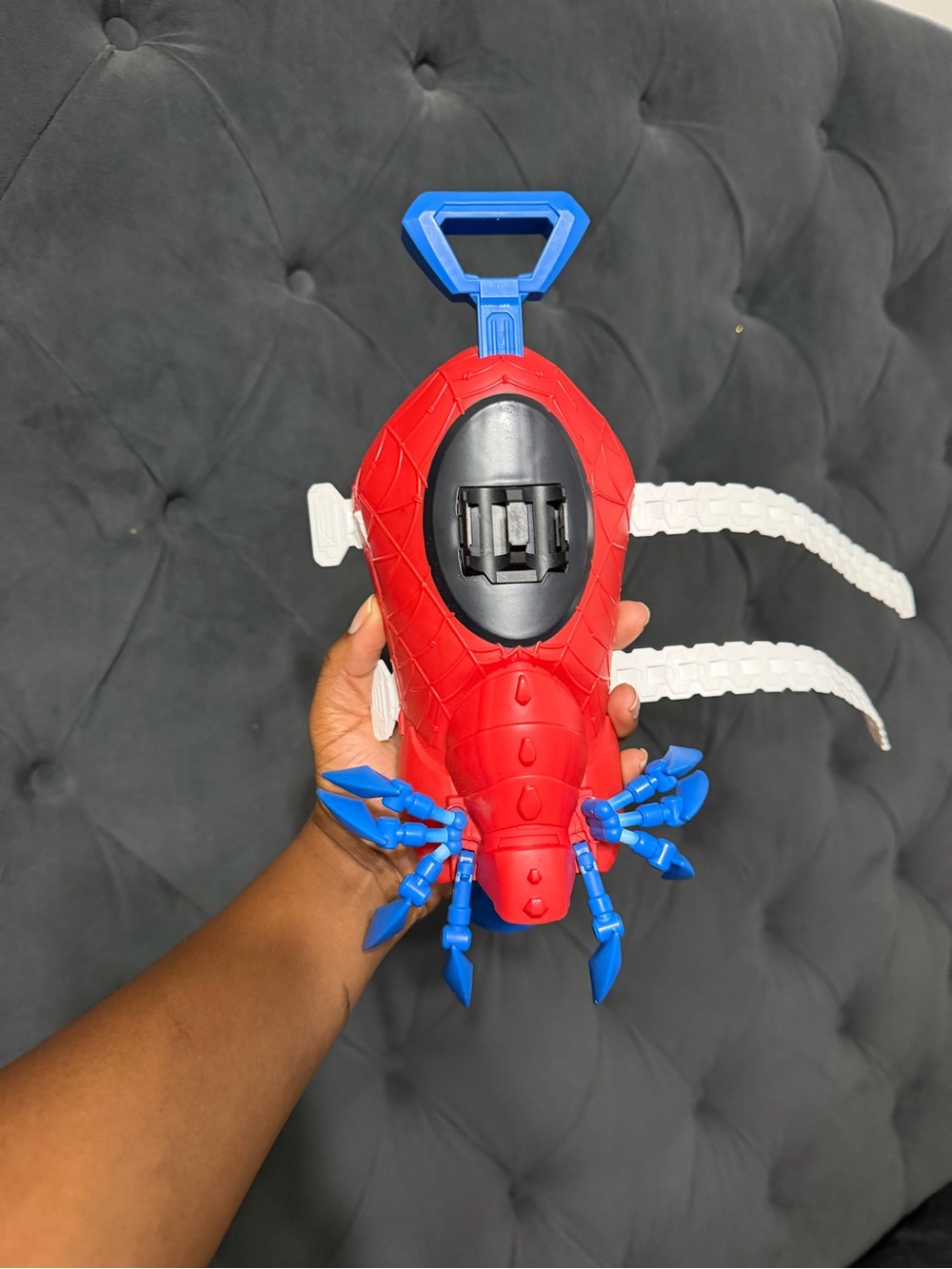 Red and Blue Spider Crawler Kids Toy
